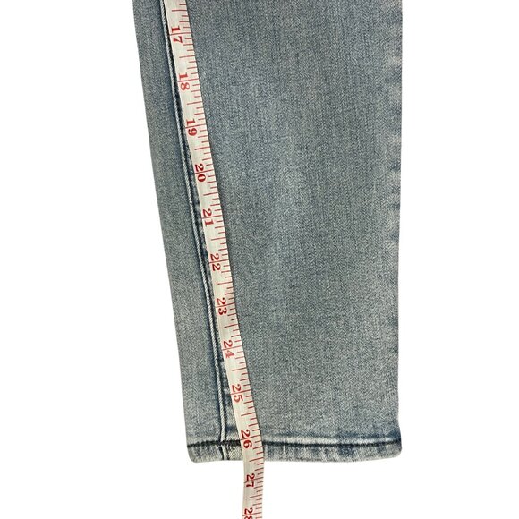 AERO Women's High Waisted Jegging Size 4 Classic Light Wash Soft Stretch Denim - Picture 12 of 16